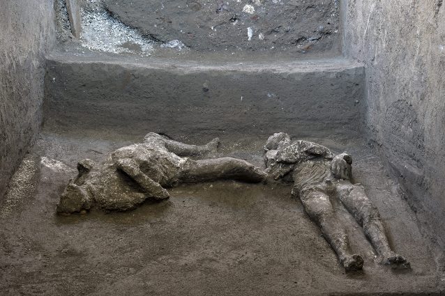 I Corpi ritrovati a Pompei