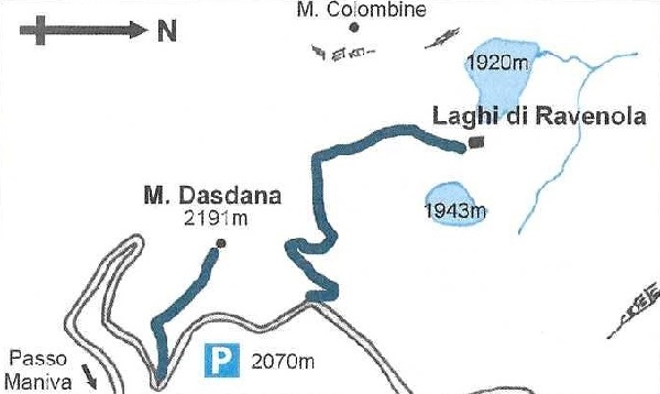 Monte Dsdana escursioni brescia mappa cartina (1)