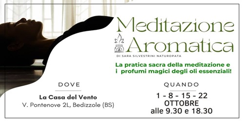 Meditazione aromatica con oli essenziali