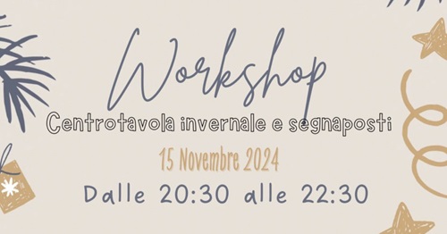 Workshop creativo a tema invernale